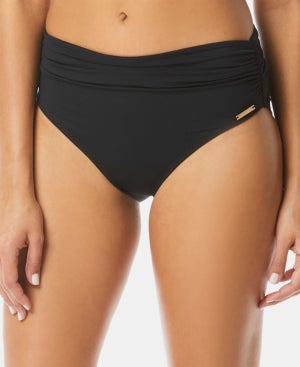 Vince Camuto High-Waisted Bikini Bottoms - Black L - Bellso